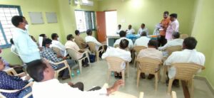 07.02.2022, Review meeting for Nandigama Division Branches by Tanneeru Nageswara rao, Chairman and Kommineni Ravishankar Director KDCCB